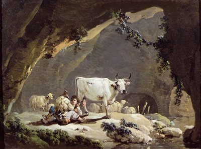 The Drinking Place by Jean Baptiste Pillement